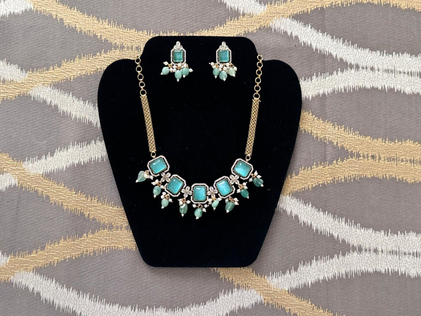 Artificial Jewelry - Necklace Set - Green