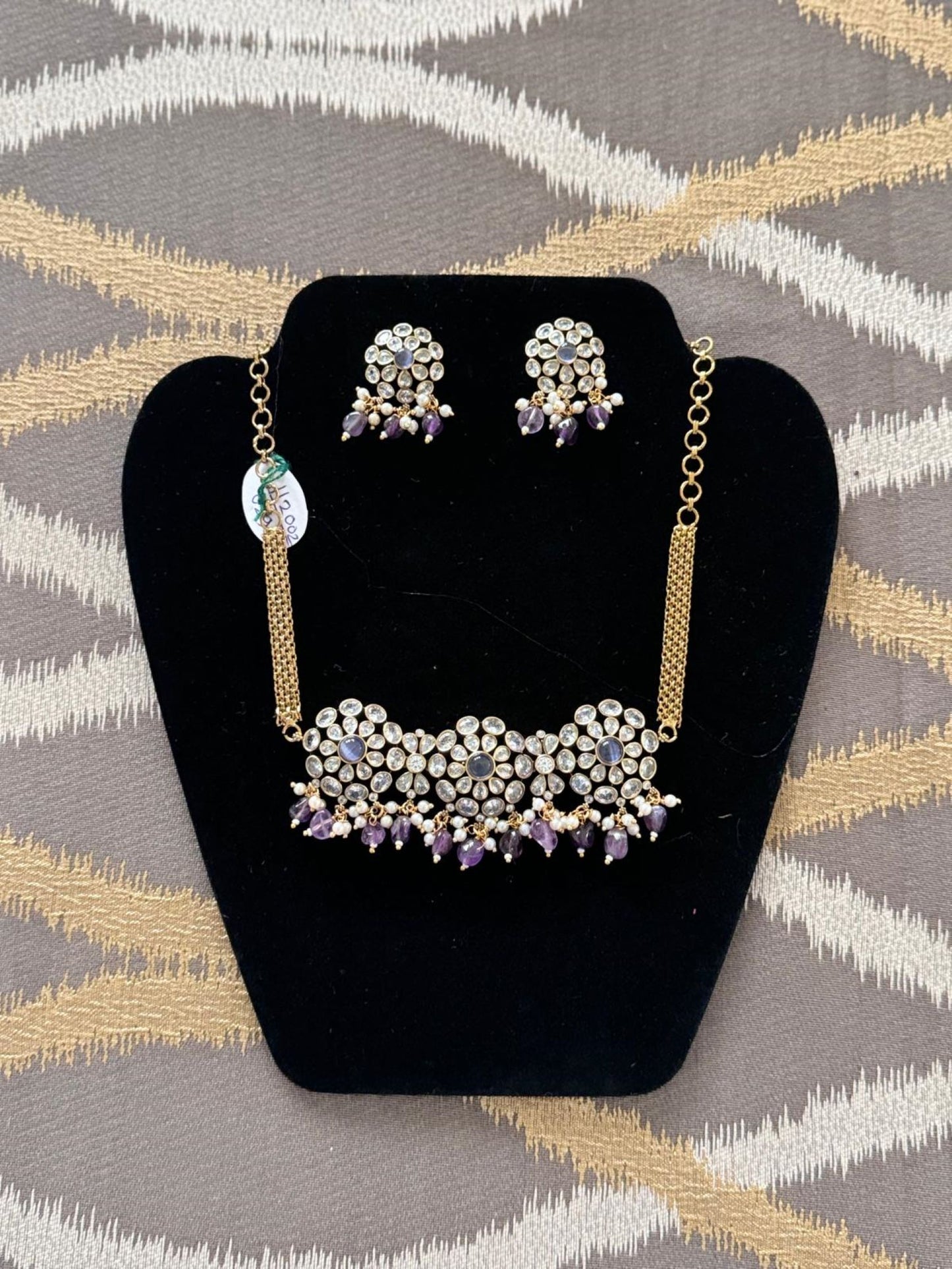 Artificial Jewelry - Necklace Set - Purple