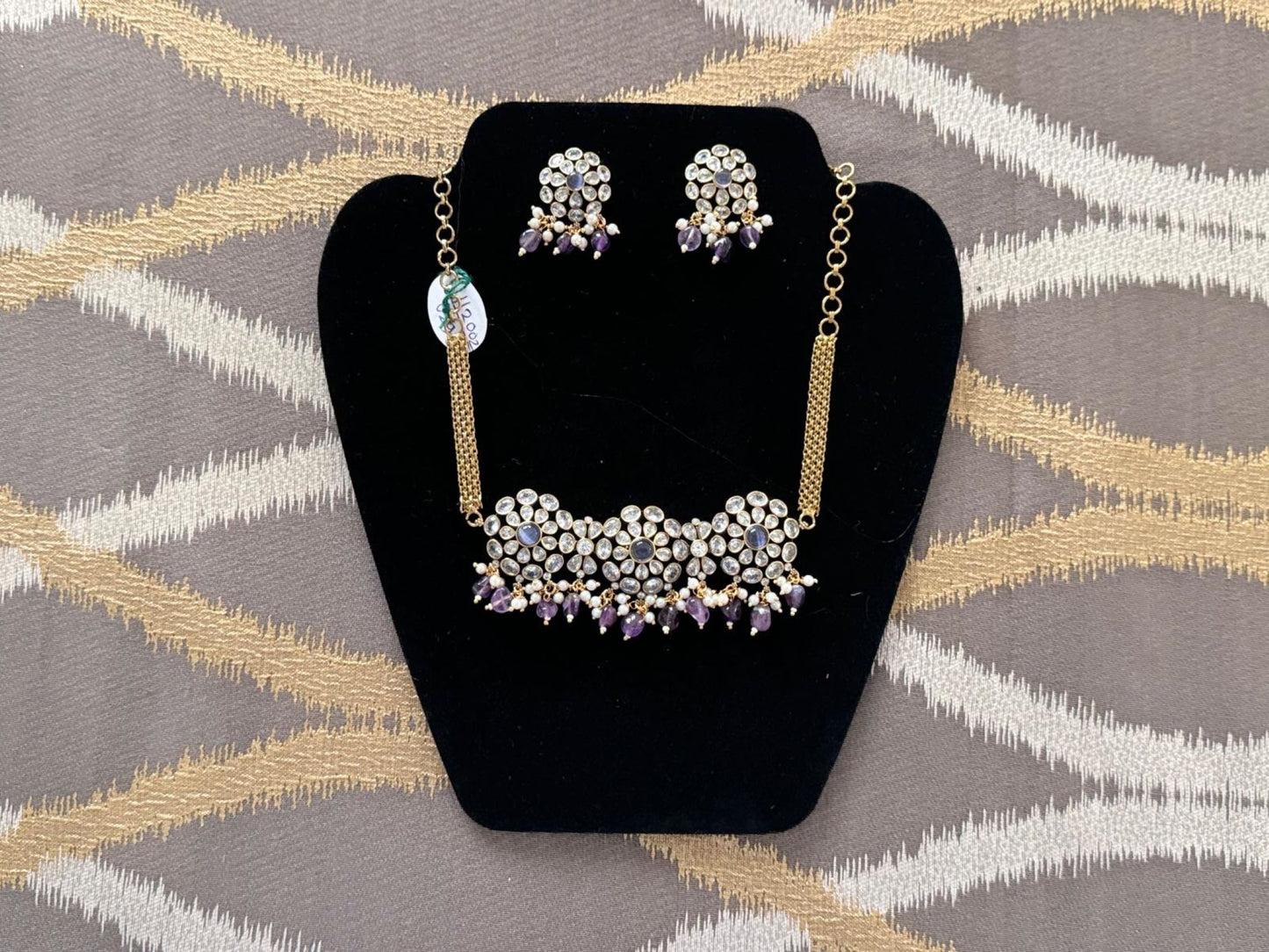 Artificial Jewelry - Necklace Set - Purple