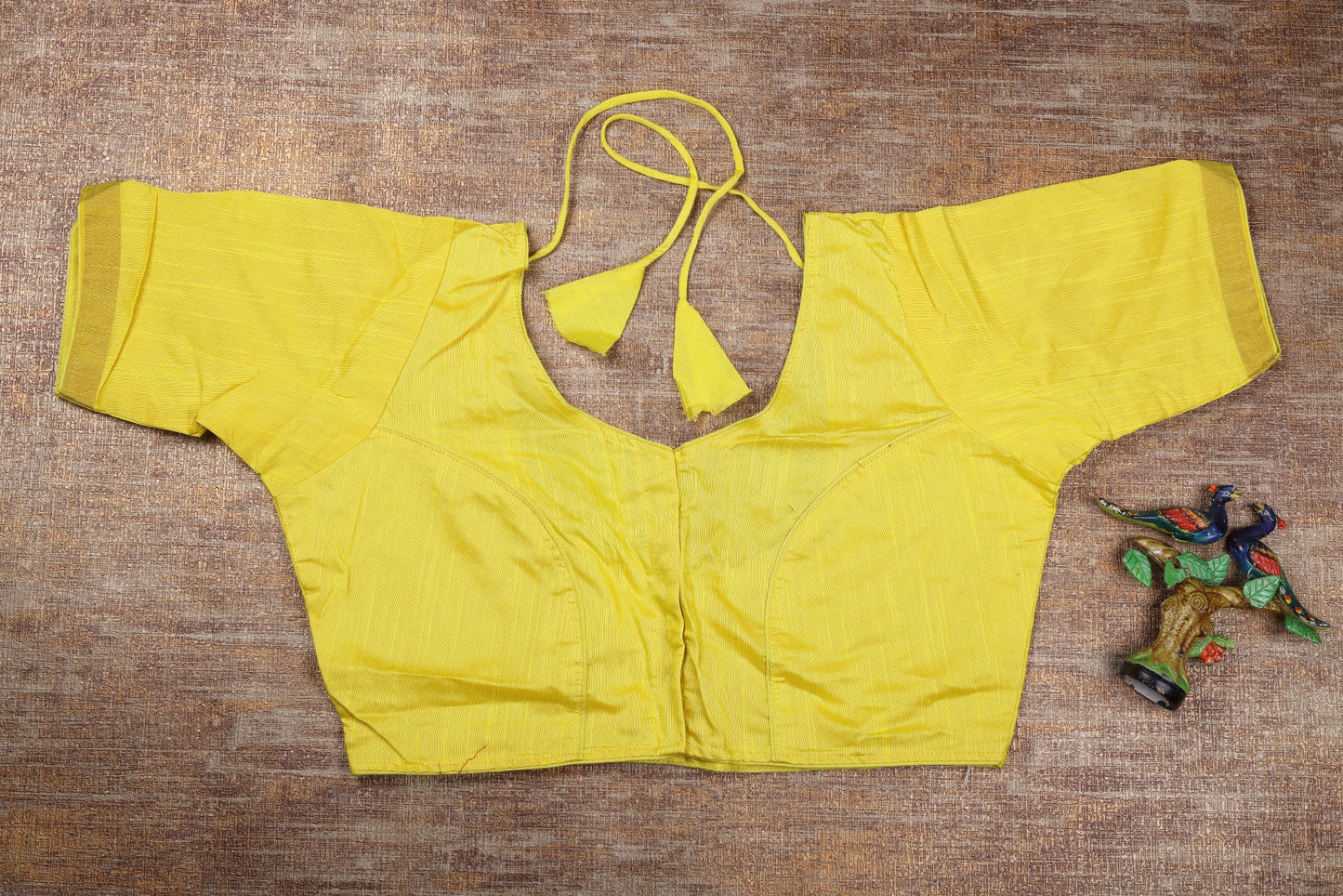 Silk Cotton Blouse - Yellow