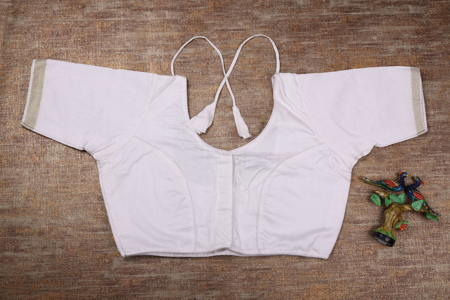 Silk Cotton Blouse - White