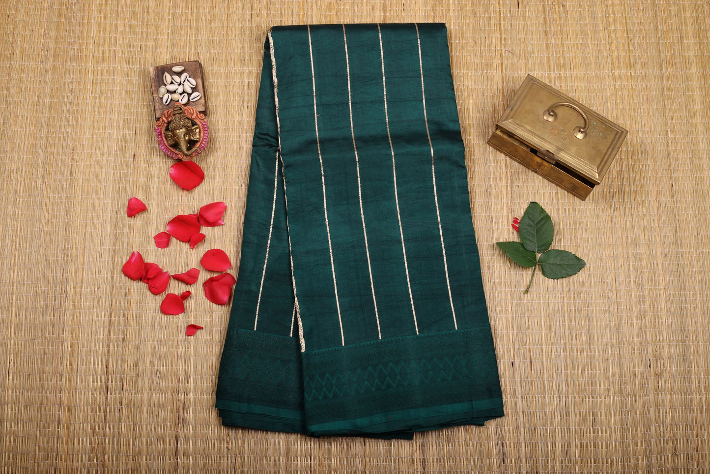 Pure Silk Saree - Green