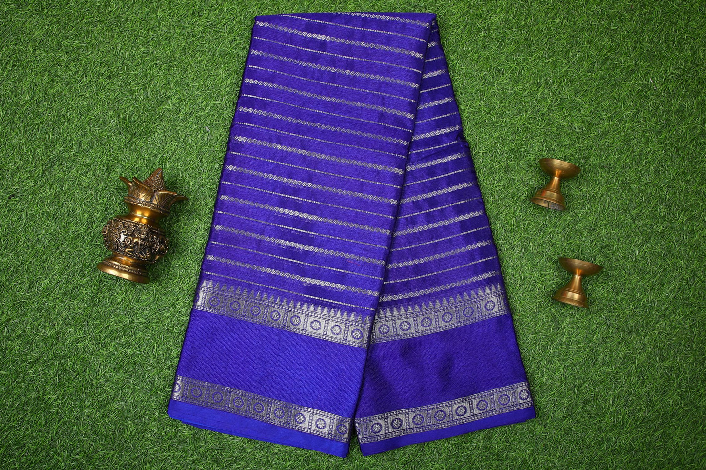 Semi Soft Silk Saree - Blue