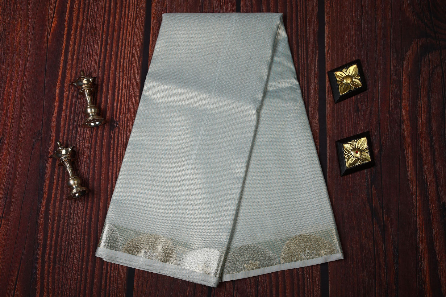 Kota Silk Saree - Pastel Blue