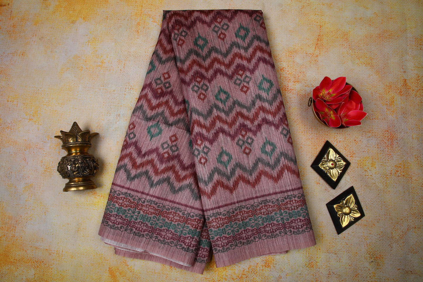 Fancy Silk Saree - Pink