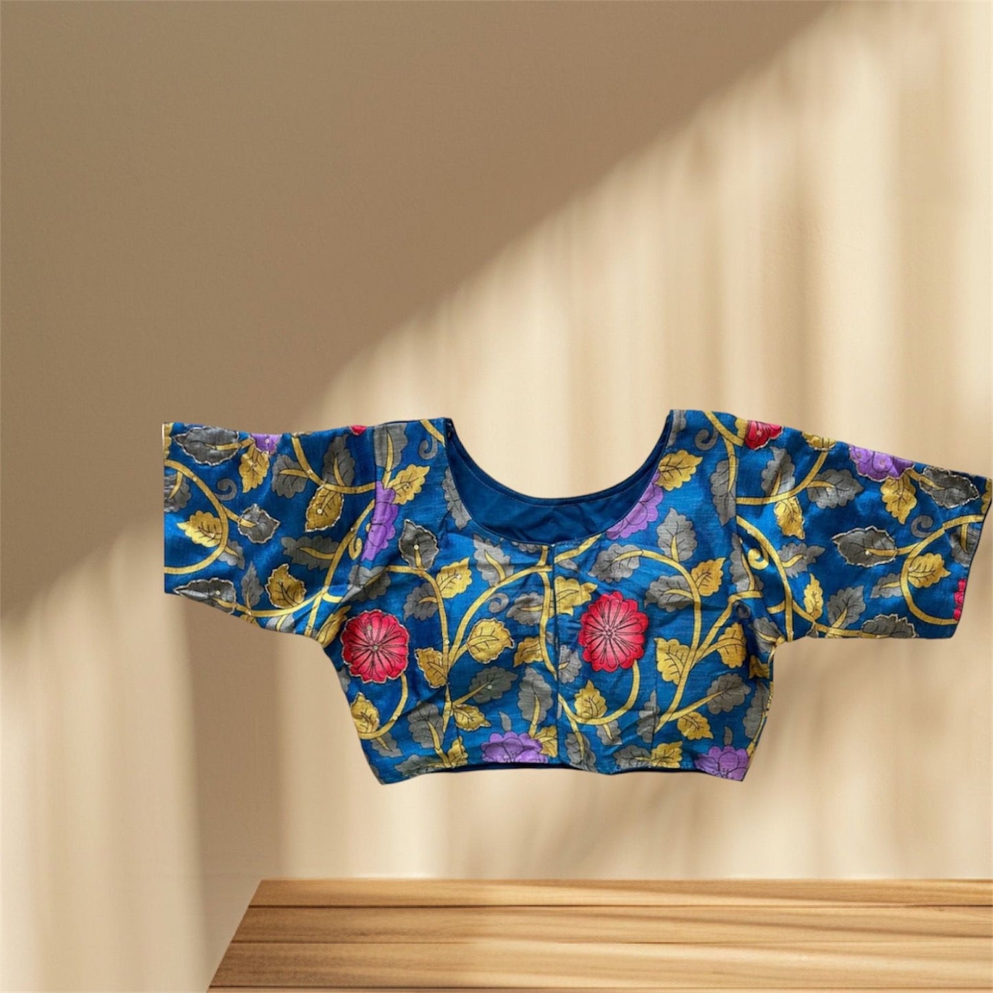 Silk Blouse - Blue