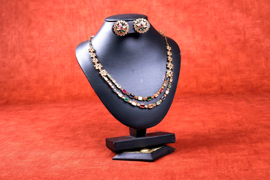 Artificial Jewelry - Necklace Set - Multicolor