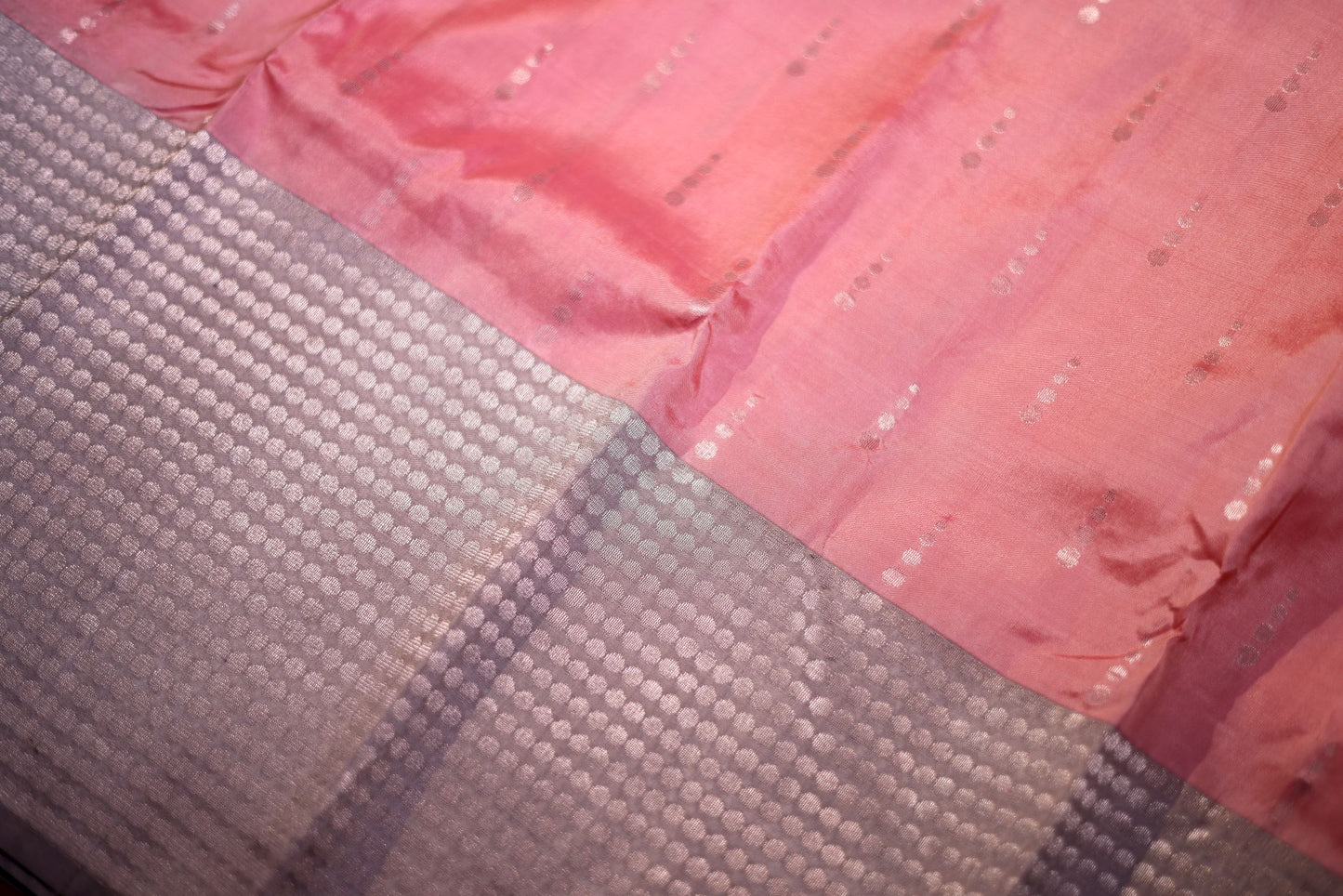 Pure Silk Saree - Pastel Pink Color