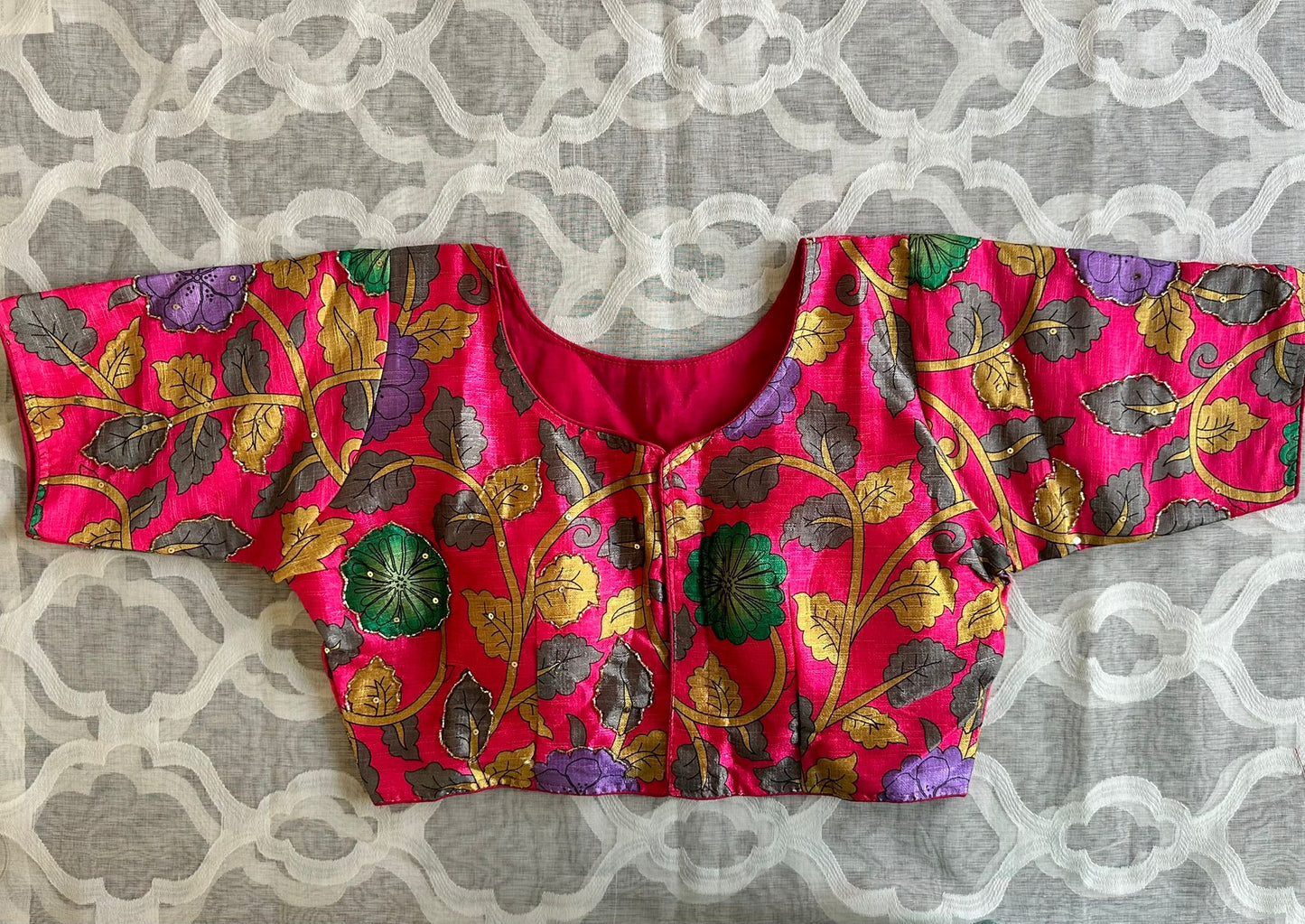 Silk Blouse - Red