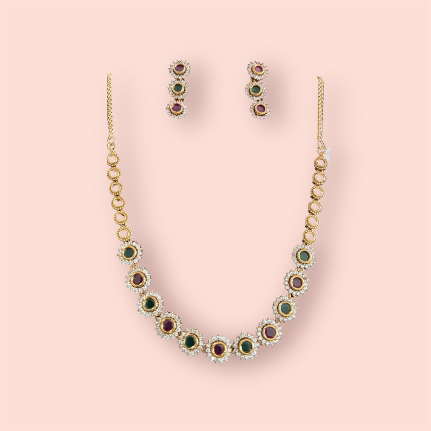 Multicolor Necklace Set