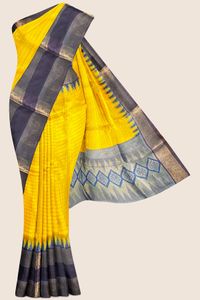 Kosa Silk Saree - Yellow